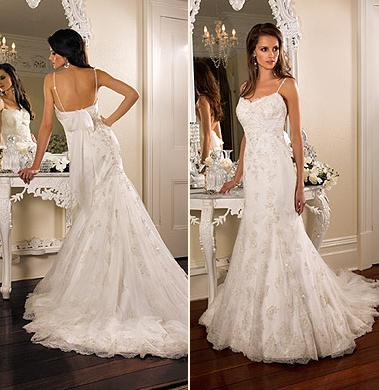 Handmade Bridal Gown / Wedding Dress BO137 - Click Image to Close